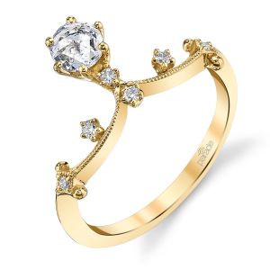 Parade Lumiere Bridal Platinum Diamond Engagement Ring LMBR4131