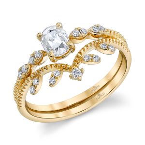 Parade Lumiere Bridal Platinum Diamond Engagement Ring LMBR4900-SET