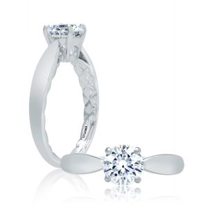 A.JAFFE Platinum Classic Engagement Ring ME2043Q
