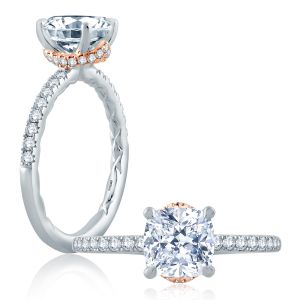 A.JAFFE Platinum Classic Engagement Ring ME2171Q