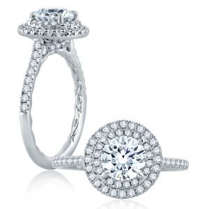 A.JAFFE Platinum Classic Engagement Ring ME2172Q