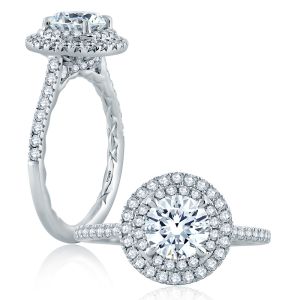 A.JAFFE 18 Karat Classic Engagement Ring ME2172Q