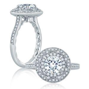 A.JAFFE 14 Karat Classic Engagement Ring ME2184Q