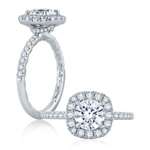 A.JAFFE 14 Karat Classic Engagement Ring ME2202Q