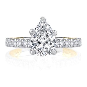 A.JAFFE 18 Karat Classic Engagement Ring MECPS2349Q