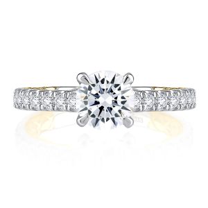 A.JAFFE Platinum Classic Engagement Ring MECRD2349Q
