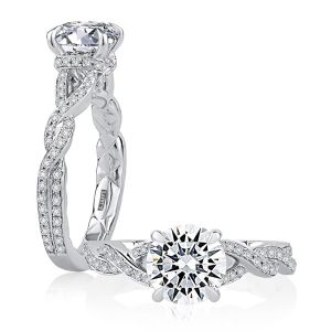 A.JAFFE 14 Karat Classic Engagement Ring MECRD2406Q