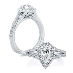 A.JAFFE 18 Karat Signature Engagement Ring MES824