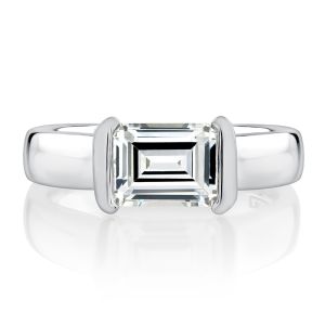 A.JAFFE Platinum Signature Engagement Ring MESEC2342