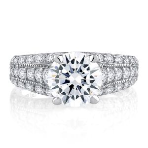 A.JAFFE Platinum Signature Engagement Ring MESRD2346