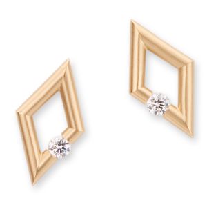 Steven Kretchmer Diamond Shape Micro Jazz Earrings