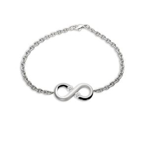 Steven Kretchmer - Mini Infinity Charm Tension Set Bracelet