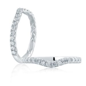 A.JAFFE 14 Karat Classic Diamond Wedding Ring MR1853Q