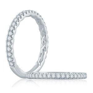A.JAFFE 18 Karat Classic Diamond Wedding Ring MR2135Q