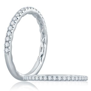 A.JAFFE 14 Karat Classic Diamond Wedding Ring MR2170Q