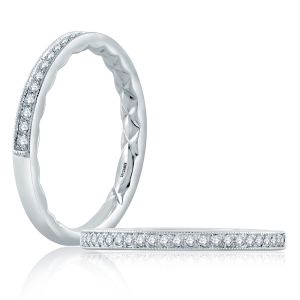 A.JAFFE 18 Karat Classic Diamond Wedding Ring MR2182Q