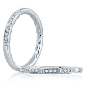 A.JAFFE 18 Karat Classic Diamond Wedding Ring MR2188Q