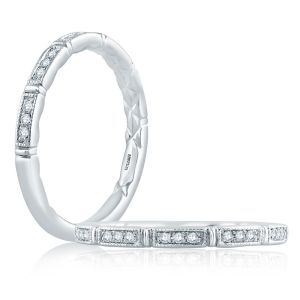 A.JAFFE Platinum Classic Diamond Wedding Ring MR2189Q