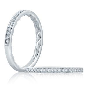 A.JAFFE 18 Karat Classic Diamond Wedding Ring MR2191Q