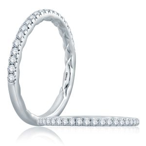 A.JAFFE 14 Karat Classic Diamond Wedding Ring MR2202Q