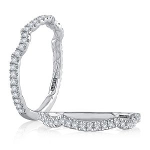 A.JAFFE 18 Karat Classic Diamond Wedding Ring MRCOV2386Q