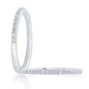 A.JAFFE Platinum Signature Diamond Wedding Ring MRS577