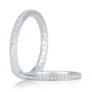 A.JAFFE 14 Karat Signature Diamond Wedding Ring MRS738Q