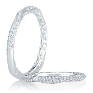 A.JAFFE Platinum Signature Diamond Wedding Ring MRS740Q