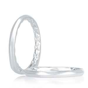 A.JAFFE Platinum Signature Wedding Ring MRS760Q