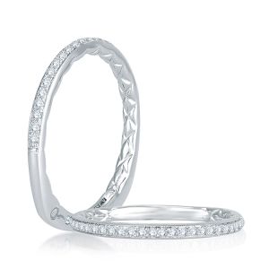 A.JAFFE 18 Karat Signature Diamond Wedding Ring MRS771Q