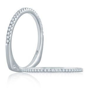 A.JAFFE Platinum Signature Diamond Wedding Ring MRS860
