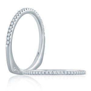 A.JAFFE 18 Karat Signature Diamond Wedding Ring MRS860