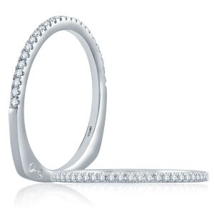 A.JAFFE 14 Karat Signature Diamond Wedding Ring MRS861