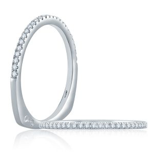 A.JAFFE 14 Karat Signature Diamond Wedding Ring MRS874