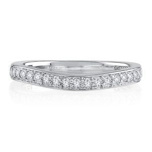 A.JAFFE 14 Karat Metropolitan Diamond Wedding Ring MRSRD2346