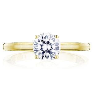 Tacori P100RD65FY 14 Karat Coastal Crescent Engagement Ring