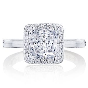 Tacori P1012PR7FW 14 Karat Coastal Crescent Engagement Ring