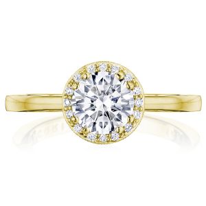 Tacori P101RD65FY 14 Karat Coastal Crescent Engagement Ring