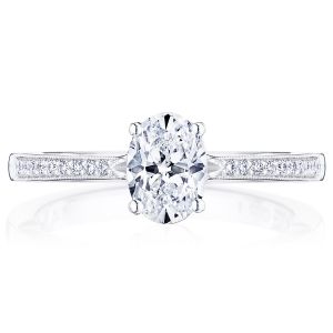 Tacori P102OV7X5FW 14 Karat Coastal Crescent Engagement Ring