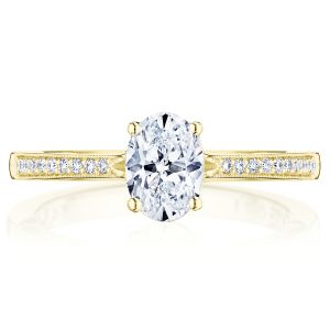 Tacori P102OV7X5FY 14 Karat Coastal Crescent Engagement Ring