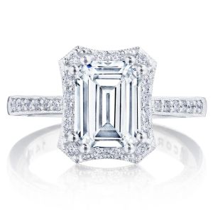 Tacori P1032EC85X65FW 14 Karat Coastal Crescent Engagement Ring