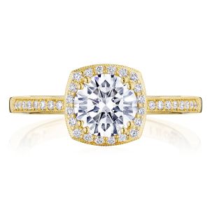Tacori P103CU65FY 14 Karat Coastal Crescent Engagement Ring