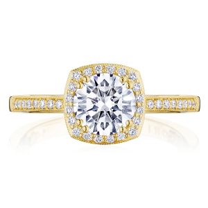 Tacori P103CU65FY 14 Karat Coastal Crescent Engagement Ring