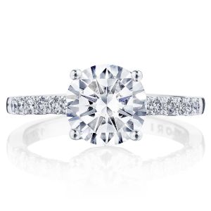 Tacori P1042RD8FW 14 Karat Coastal Crescent Engagement Ring