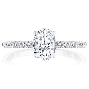 Tacori P104OV75X55FW 14 Karat Coastal Crescent Engagement Ring