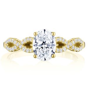 Tacori P105OV75X55FY 14 Karat Coastal Crescent Engagement Ring