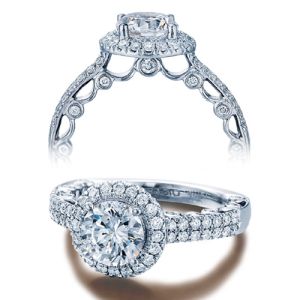 Verragio Platinum Paradiso Engagement Ring PAR-3006 R