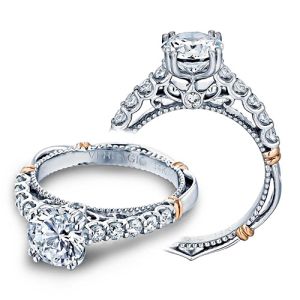 Verragio Parisian-103L Platinum Engagement Ring