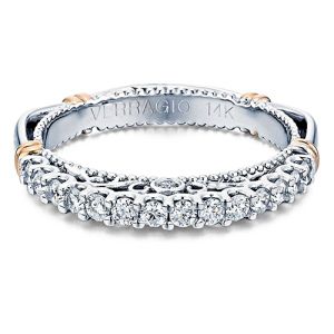 Verragio Parisian-103MW 14 Karat Wedding Ring / Band