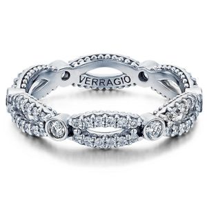 Verragio Parisian-W103R Platinum Diamond Eternity Ring / Band